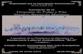 Concierto de la Orquesta de Pulso y Púa Maestro Bernardo ...€¦ · Lunes 30 Junio 2.014 20,00 Horas. Orquesta de Pulso y Púa Maestro Bernardo Martínez Orquesta fundada en 2011