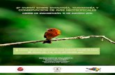 2o CURSO SOBRE ECOLOGÍA, TAXONOMÍA Y CONSERVACIÓN DE ...acca.org.pe/wp-content/uploads/2016/06/Sylabus_segundo-curso-orn… · 1. Origen y evolución de las aves. 2. Especiación