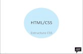 HTML/CSS - jcabezuelo.neocities.org€¦ · Estructura CSS CSS3 permite posicionar los div en la página, float y clear Con float el div “flota” a una posición relativa.