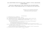 EL SISTEMA DE FONTS DEL DRET CIVIL BALEAR ( 1 9 9 0 ... de fonts del dret civil de les Illes Balears
