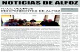 NOTICIAS DE ALFOZ - vialfoz.com · Fai 48 anos que nacín en San Pedro de Mor, Alfoz, recordo da miña infancia cómo xogaba ás bonecas e a ser protagonistas das novelas, cas miñas
