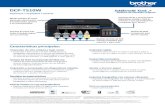 DCP-T510W€¦ · DCP-T510W Tecnología de impresión LCD de una línea Tamaño del papel (máximo) Hasta 8,5 " x 14 (legal) Velocidad de impresión (máxima)2 Negro (modo rápido):