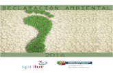 Declaración Ambiental 2017³n-Ambiental_2016_sprilur1-1.pdf · Pág 1 de 41 1. Presentación de la Organización SPRILUR, integrada en el Grupo SPRI y adscrita al Departamento de
