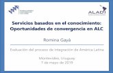 Servicios basados en el conocimiento: Oportunidades de ...€¦ · Servicios basados en el conocimiento: Oportunidades de convergencia en ALC Romina Gayá Evaluación del proceso