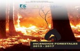 INCENDIOS FORESTALES 2013 - 2017 · cifras estadísticas de ICF. ... Haciendo una descripción en forma descendente sobre los de incendios forestales reportados, tenemos que para