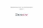 Memoria de activiades CES-CV 2017 · 2018. 6. 27. · leyes de la Generalitat que se han aprobado en el año 2017 por Les Corts Valencianes. Y para terminar estas palabras de presentación,