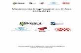 Movimiento Empresarial en Cifras 2010-2014 · tunja – boyacá, colombia junio del 2015 . 3 tabla de contenido ... comercio de boyacÁ, clasificado por organizaciÓn jurÍdica .....38