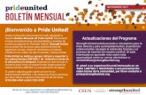 Pride United November Newsletter 2017 Spanish · NOVIEMBRE 2017 G.A.R.R.A.S. es un evento anual de TransLatin@ Coalition que eleva y destaca a las personas transgénero y genero noconforme