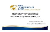RED DE PROVEEDORES PALIGMED y RED SELECTA-TELE... · 2014. 2. 25. · Red de Proveedores REEMBOLSO AL 100% En la Ciudad Capital COPAGOS Hospitales Afiliados Emergencia: Q300 Ciudad