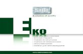 KO - skalbykloms SM907 -EKO1.pdf · Eko 1 Eko 2  La Cabina de desmanchado EKO es el complemento ideal para el lavado en seco, para el tratamiento del pre desmanchado y para el
