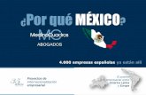 Por qué MÉXICO Presentación MC MÉXICO.pdf · Inversión pública en Telecomunicaciones: 5.680 millones dólares hasta 2018. Tecnologías de la información y comunicaciones Inversión
