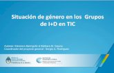 Situación de género en los Grupos de I+D en TIC · “Plan Nacional de Ciencia, Tecnología e Innovación: Argentina Innovadora 2020” (“Plan 2020”). Tecnologías de Propósito