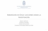 Pontificia Universidad Católica de Chile - Profesora Asociada ...economia.uc.cl/wp-content/uploads/2019/01/22-01-19...2019/01/22  · residentes en Chile • Interés en venir a vivir