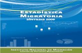 SÍNTESIS 2009sÍntesis 2009 estadÍsticas migratorias del inm centro de estudios migratorios / instituto nacional de migraciÓn / segob