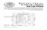 Periódico Oficial - CEFIMSLP de... · 2015. 12. 21. · SABADO 16 DE FEBRERO DE 2013 3 Periódico Oficial del Estado Libre y Soberano de San L uis Potosí H. Ayuntamiento de Mexquitic
