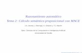 Razonamientoautomático Tema 2: Cálculo semántico ...jalonso/cursos/d-ra-04/temas/tema-2.pdfTema 2: Cálculo semántico proposicional con MACE J.A. Alonso, J. Borrego, A. Chav´