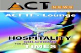 ACT News Issue... · 2015. 9. 28. · ACT MICROS - FIDELIO Materials Control 2. MATERIAL CONTROL Lounge 2006 ink a Agenda The Materia s Contro System is the up-to-date successor to