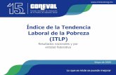 Índice de la Tendencia Laboral de la Pobreza (ITLP) · 2020. 5. 19. · Índice de la Tendencia Laboral de la Pobreza (ITLP) Porcentaje de la población con ingreso laboral inferior