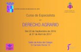 en DERECHO AGRARIO - Ilustre Colegio de Abogados de Jaénicajaen.es/contenido/documentos/2016/cursos/curso... · ILUSTRE COLEGIO DE ABOGADOS DE JAÉN 4 3. Reglamentos comunitarios