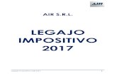LEGAJO IMPOSITIVO 2017 - AIR Computers€¦ · Legajo Impositivo AIR S.R.L 2 Rosario, 01 de Abril de 2017 Ref. Datos Impositivos AIR S.R.L CUIT: 30-57013558-5 Sres. Proveedores