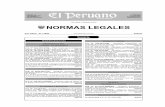 Cuadernillo de Normas Legales - Gaceta Jurídica€¦ · Hidrocarburos en el Lote 156 423777 D.S. N° 049-2010-EM.- Aprueban modiﬁ cación en el Contrato de Licencia para la Exploración