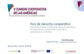 Presentación de PowerPoint · CONFEDERACIõN COOPERATIVA DE L Distlnclón por naturaleza de la actlvldad (distinguiendo diferencias impositivas entre actividades cooperativas y extra-cooperativas):
