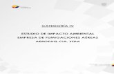 CATEGORÍA IV ESTUDIO DE IMPACTO AMBIENTAL EMPRESA DE ... · estudio de impacto ambiental ex post aerofumigadora aerofaq cia. ltda. 5 Previo a la ejecución de las inspecciones de