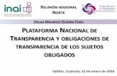 Presentación de PowerPointinicio.ifai.org.mx/presentaciones/Present_PNT y... · PLATAFORMA NACIONAL DE TRANSPARENCIA 3 La Plataforma Nacional de Transparencia (PNT) es una solución