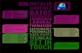 HOLA! SOY NATALIA GIMÉNEZ DATOSnataliagimenezalvarez.com/.../02/NataliaGimenezResume.pdf · 2020. 4. 1. · natalia gimÉnez datos personales experiencia laboral capacidades personales