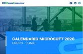 Calendario 2020 microsoft - CompuEducación...MCSE: Productivity (Primero ser MCSA: Office 365 o MCSA: Windows Server y acreditar el siguiente examen) ˙ˆ˛˝˘˘˘˘˘˘˘˘˘˘˘˘˘˜
