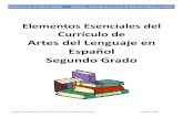 Elementos Esenciales del Currículo de Curriculum... · Elementos Esenciales del Currículo de Artes del Lenguaje en Español Mayo de 2009 Distrito Escolar del Valle de Boulder Elementos