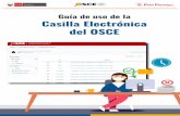 Guía de uso de la Casilla Electrónica del OSCE€¦ · Paso 2 En la página “Ingresar a la Casilla electrónica del OSCE” leer los requisitos y presionar el botón verde “Ingresar