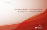 Noviembre- Diciembre 2017bcn.gob.ar/uploads/NL-noviembre-diciembre-2017.pdf · Año 19 – Nº 6, marzo 2018 Dirección Servicios Legislativos Subdirección Documentación e Información