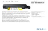 EcoTankET-14000 - InfoTinta ® Tienda de Tintas para ...según la metodología original de Epson basada en la simulación de impresión de patrones de prueba incluidos en la normativa