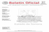 Boletín Oficialboletinoficial.sonora.gob.mx/.../septiembre/2017CC22I.pdf · 2017. 9. 19. · MODIFICACIONES AL PRESUPUESTO DE EGRESOS En sesión ordinaria celebrada el 30 de mayo