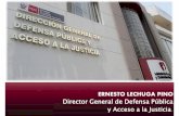 Gobierno del Perú - Director General de Defensa Pública y Acceso … · 2014. 9. 1. · 85°, Cc con el Art 71° del mismo cuerpo de ley. Código del Niño y Adolescentes Art 187