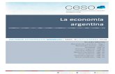 La economía argentina - CESO€¦ · La economía argentina En este informe: Resumen de coyuntura - Pág.1 Destacados prensa - Pág.5 Empleo – Pág. 11 Actividad - Pág. 12 Precios