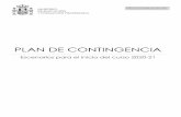 PLAN DE CONTINGENCIA - El Faro de Ceuta · 2020. 6. 30. · Plan de contingencia en una situación sanitaria compleja. MINISTERIO DE EDUCACIÓN Y FORMACIÓN PROFESIONAL . 2 . DIRECCIÓN