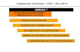 Legislación Industrial – FAD – Año 2013 UNIDAD 7€¦ · Legislación Industrial – FAD – Año 2013 UNIDAD 7 CONCEPTOS BASICOS . Protección legal en Argentina por medio
