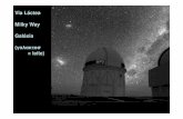 Via Láctea Milky Way Galáxia - USPaga5739/Aula1-Historia.pdf · O século XX Até 1920: o Universo de Kapteyn geralmente aceito -18x3.5 kpc 1922 ApJ 55, 302 Sol no centro Universo