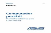 Computador port£Œtil - ... Computador port£Œtil Manual electr£³nico para Chromebook Primeira edi£§££o