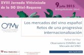 Los mercados del vino español Retos de una progresiva ... · Exportación mundial de vino: algo más; algo más barato En 2014 crece algo el volumen exportado mundialmente (2,1%),