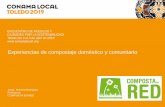 Presentación de PowerPoint - Conama 201… · compostaje doméstico como modelo de gestión de los residuos orgánicos, en este sentido se propone: Dar impulso, fomentar y promocionar