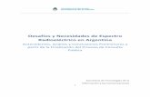 Desafíos Necesidades de Espectro Radioeléctrico en Argentina · El análisis de cobertura en los países objeto de la muestra (Ilustración 4 e Ilustración 5) permite evidenciar