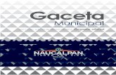 New Gaceta - Ayuntamiento de Naucalpan de Juárez · 2020. 4. 28. · 1. Anexo de la Gaceta Municipal No, 4, Año No. 1, de fecha 24 de febrero de 2016, Fe de Erratas respecto al