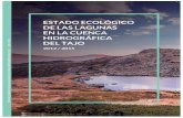 Estado ecológico de las lagunas en la cuenca hidrográfica ... · indicadores biológicos, fisicoquímicos e hidromorfológicos. Por su lado, el esta-do químico se clasificará