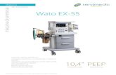 máquina de anestesia Wato EX-55 - servimedicingenieria.comservimedicingenieria.com/pdfs/Maquina_WatoEX55_Dig_Nuevo.pdf · Máquina Wato EX-55 máquina de anestesia L Especiﬁcaciones