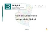 Plan de Desarrollo Integral de Salud - Argentina.gob.ar€¦ · Plan de Desarrollo . Integral de Salud. 2. Resultados del Taller FESP. Entre Ríos. Noviembre 2007. 3 Monitoreo, evaluación