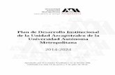 Plan de Desarrollo Institucional de la Unidad Azcapotzalco ...coplan.azc.uam.mx/presupuesto2015/PDU 2014-2014.pdf · En efecto, la primera Unidad en establecer un Plan de Desarrollo