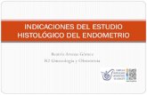 Beatriz Arenas Gómez R2 Ginecología y Obstetricia · HISTEROSCOPIA Confirmación y tto pólipo/mioma submucoso Incapacidad para entrar en la cavidad Muestra inadecuada+ sospecha